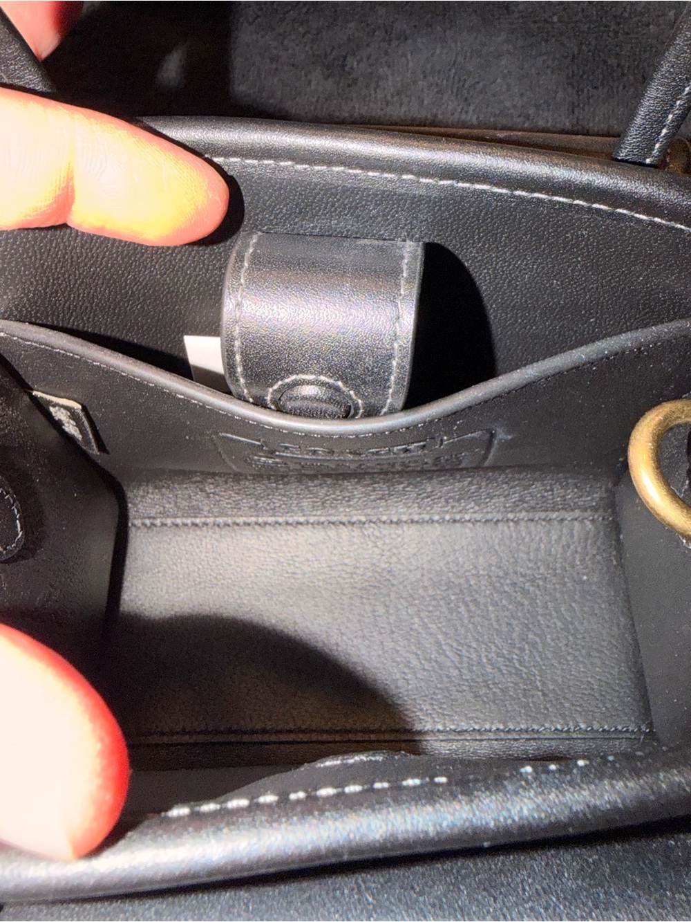 COACH Black Turnlock Top-Handle Bag - Picture 8 of 8